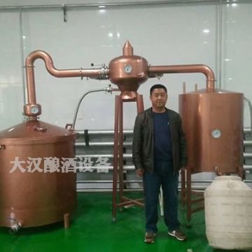 紫銅釀酒設(shè)備 電加熱釀酒機